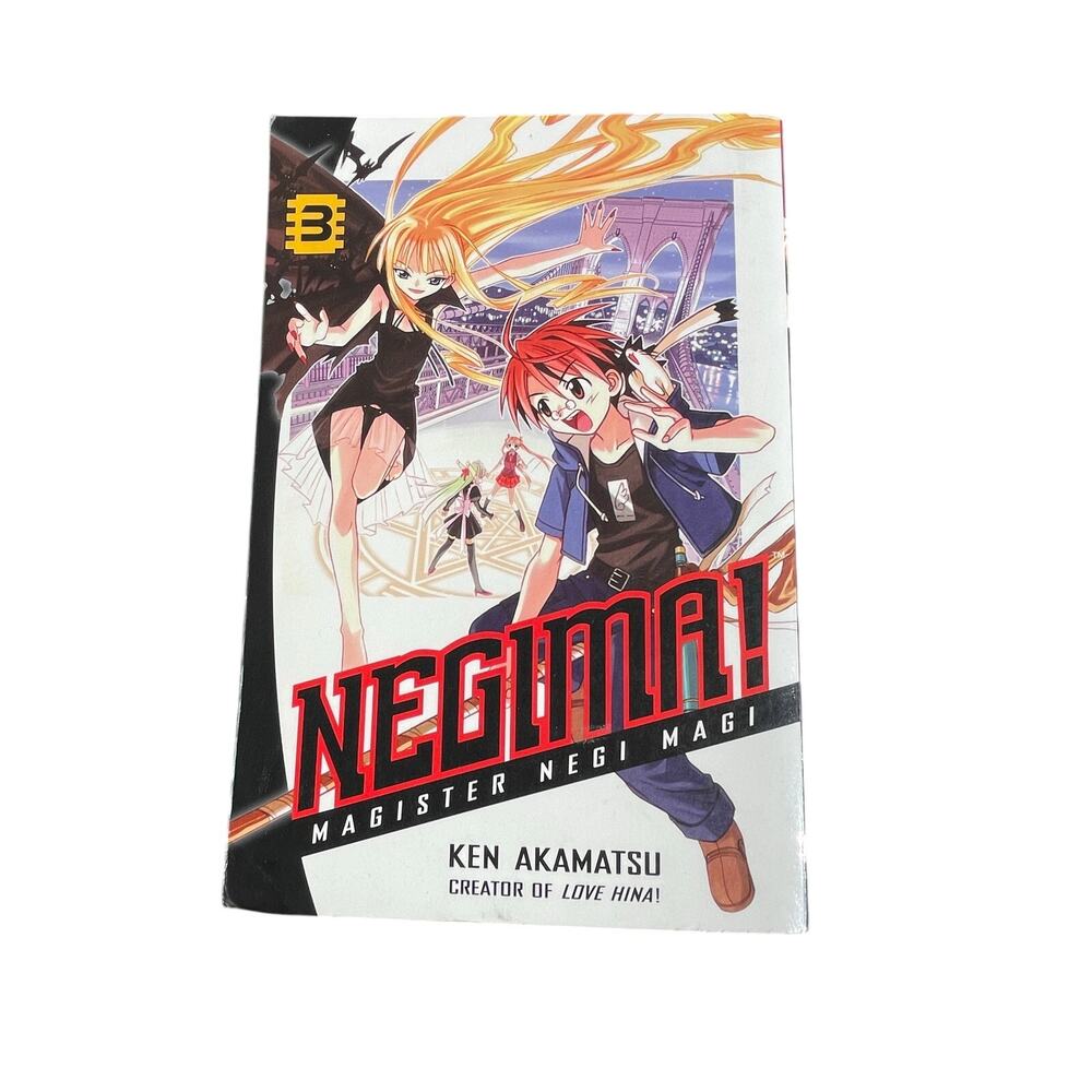 Negima! Magister Negi Magi Vol. 3 MANGA Graphic Novel Paperback By Akamatsu, Ken